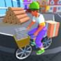 紙張運送自行車沖刺3D游戲